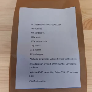 Muut Tuotteet | Maustesoppi Gluteeniton Saaristolaisleipä Jauhomix